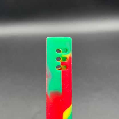 Durable silicone downstem with slotted diffuser tip