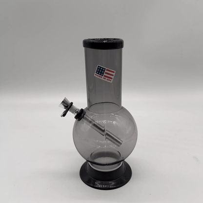 Acrylic Plastic Black Bong Water Pipe Water Bubbler Tobacco Hookah USA Made - 8" Tall - Glass Express USA