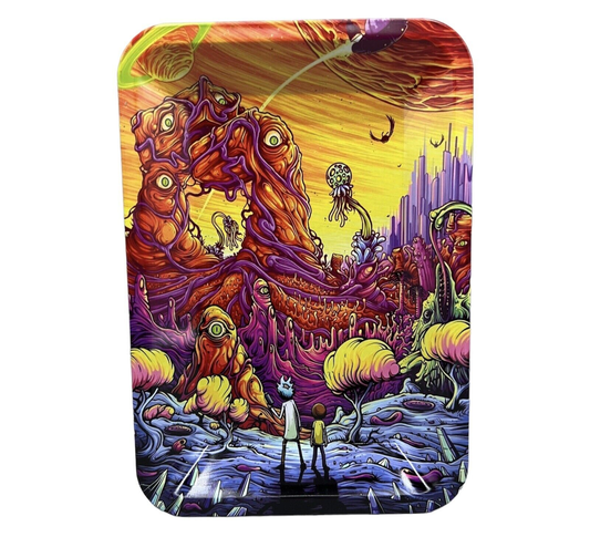 R&M New Dimensions Metal Rolling Tray 7x5 Inches