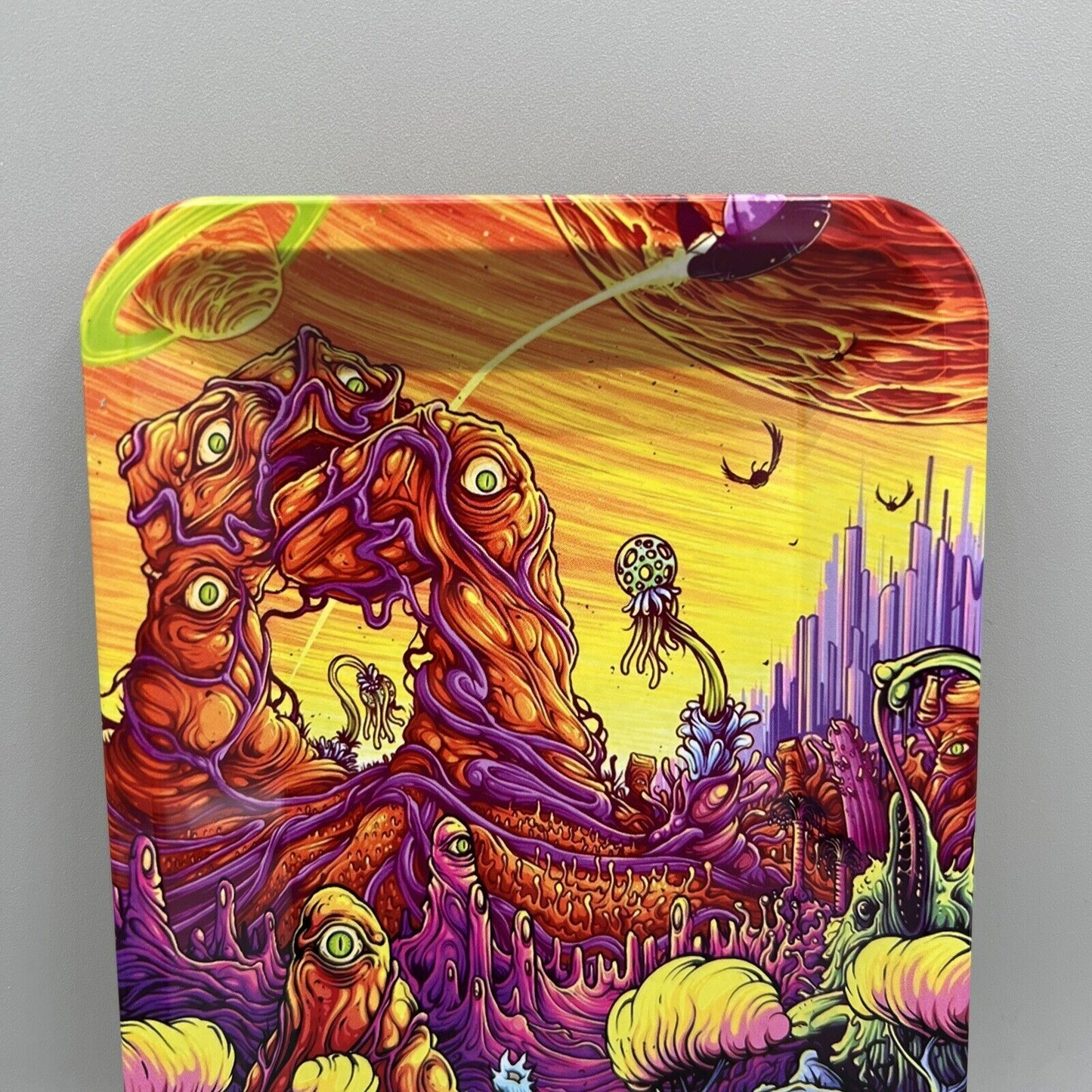 R&M New Dimensions Metal Rolling Tray 7x5 Inches