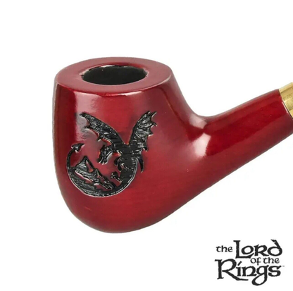 Lord Of The Rings Sherlock Smaug Smoking Pipe 11.5" Churchwarden Gandalf Hobbit