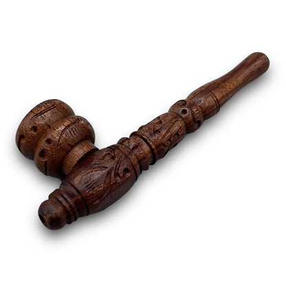 wood pipe for smoking