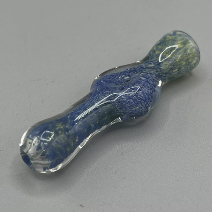 One Hitter Tobacco Glass Pipe One Hit Bowl Pipe Blue - 3" inch