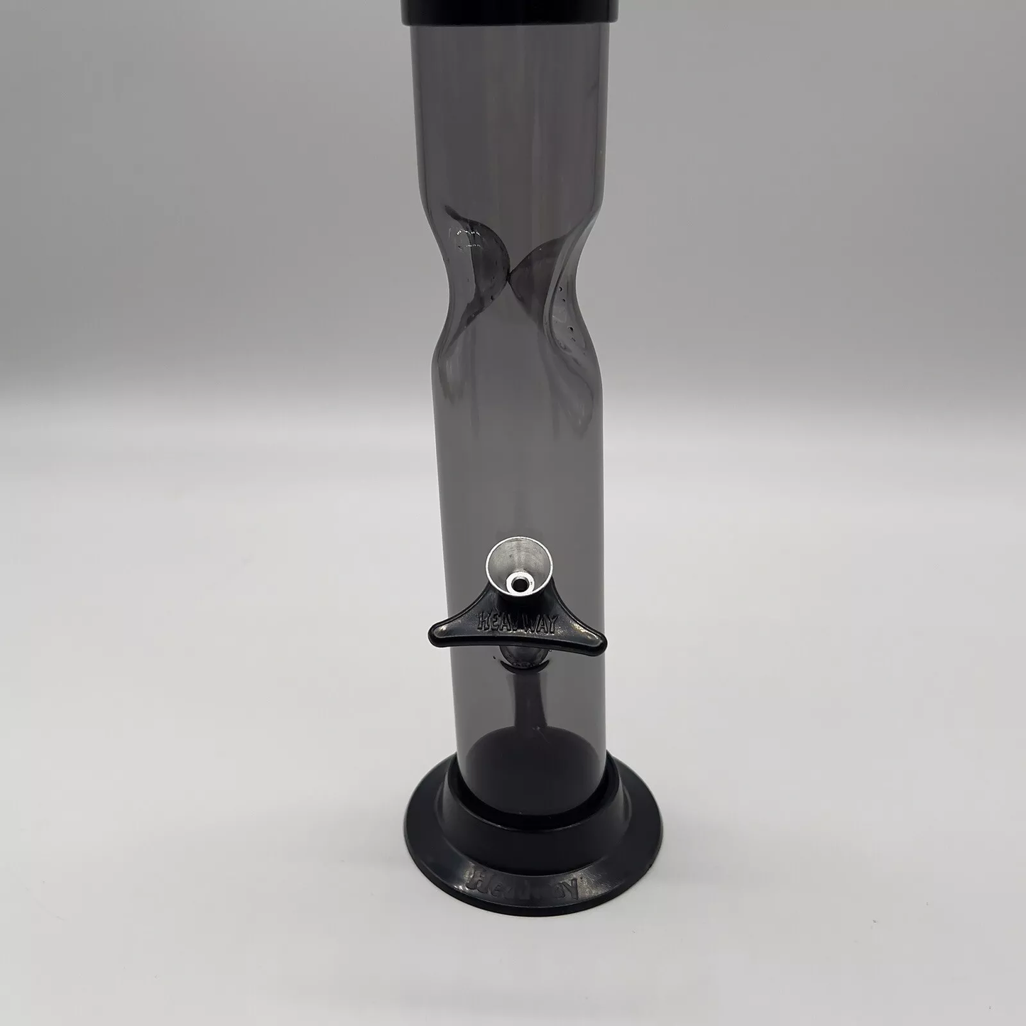 Acrylic Plastic 10" Ice Catcher Bong - Black