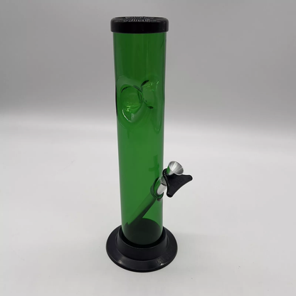 Acrylic Plastic 10" Ice Catcher Bong - Green