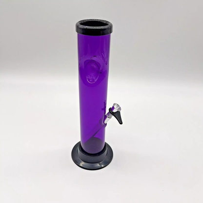 Acrylic Plastic 10" Ice Catcher Bong - Purple