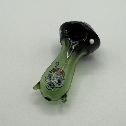 Hemper Space Monster Spoon Pipe Glass Tobacco Pipe Alien Character