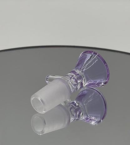 14mm Glass Bowl Piece Slide - Purple Funnel